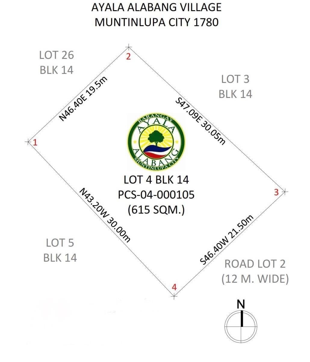 Ayala Alabang Village Property Vacant Lot For Sale