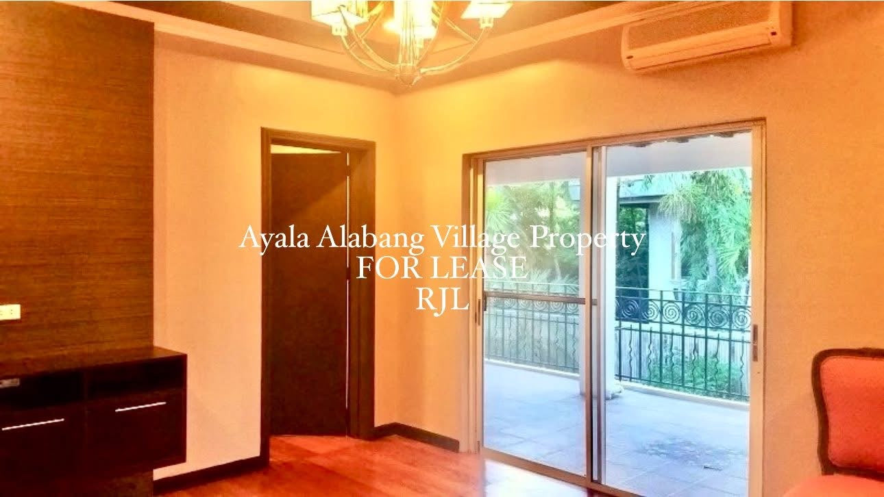 Ayala Alabang Village Property FOR LEASE D